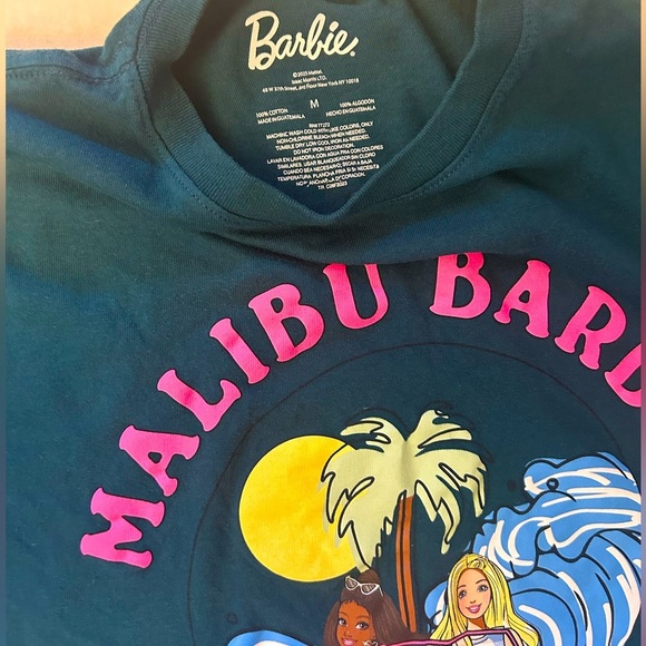 Mattel Malibu Barbie Graphic T-Shirt Sz-M.  AA19 - Picture 5 of 7